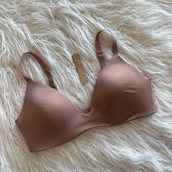 Skims Wireless Form T-shirt Bra Sienna Size 38C - Picture 3 of 9